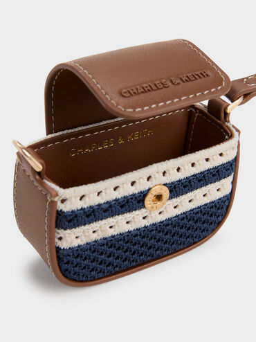 Ida Striped Knitted Micro Pouch, Multi, hi-res