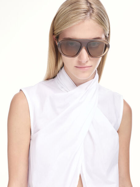 Ramone Aviator Sunglasses, Sand, hi-res