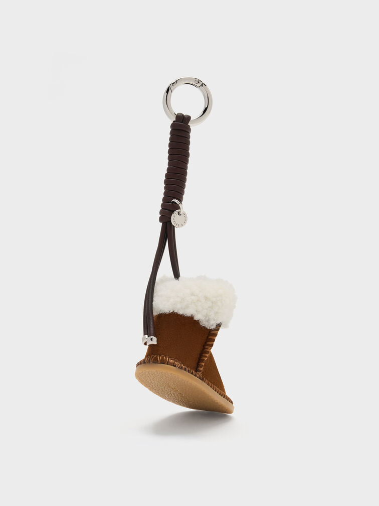 Cosima Snow-Boot Charm, Pecan Brown, hi-res