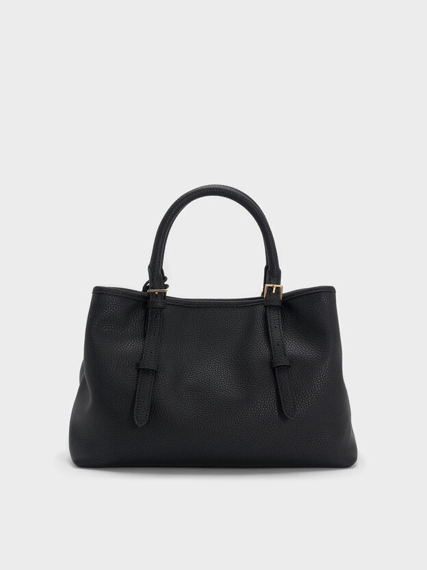 Baral Bead-Charm Tote Bag, Black, hi-res