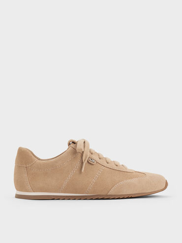 Jace Suede Sneakers, Beige, hi-res