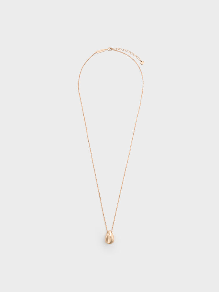 Donora Sculptural Pendant Necklace, Rose Gold, hi-res