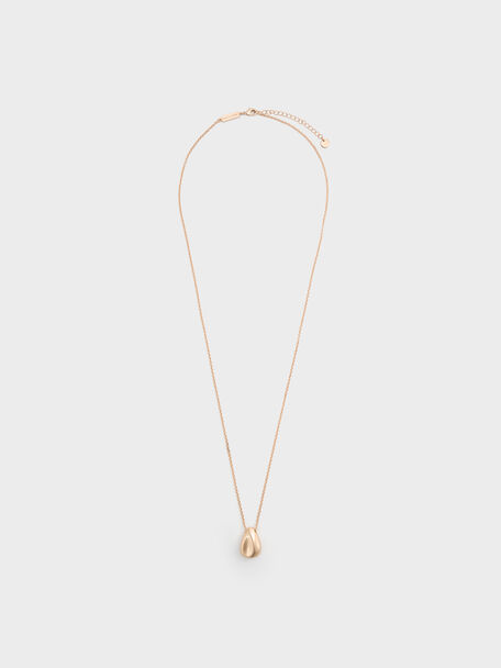 Donora Sculptural Pendant Necklace, Rose Gold, hi-res