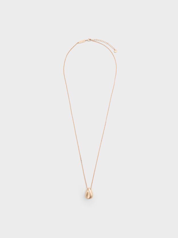Donora Sculptural Pendant Necklace, Rose Gold, hi-res