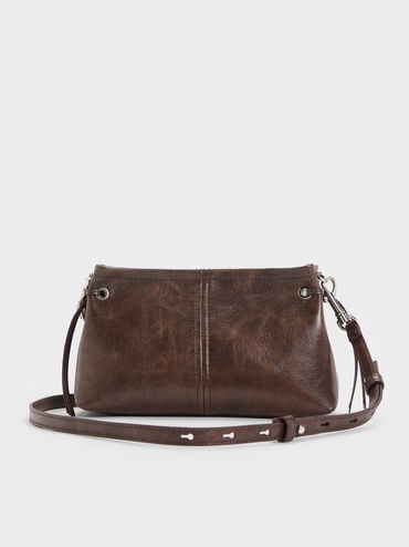 Noane Top Handle Bag, Distressed Coffee, hi-res