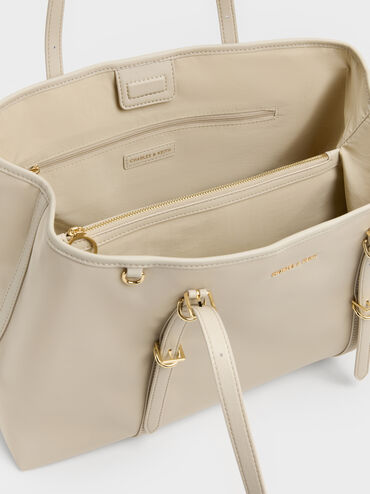 Levy Nylon Tote Bag, Dusted Oat, hi-res