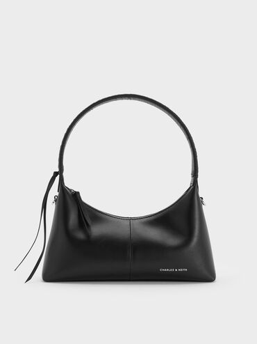 Simone Shoulder Bag, Noir, hi-res