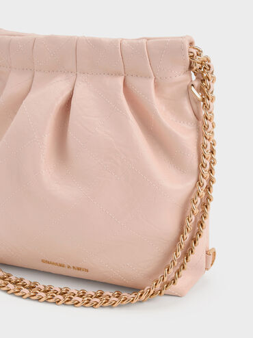 Duo Chain-Handle Two-Way Backpack, Soft Pink, hi-res