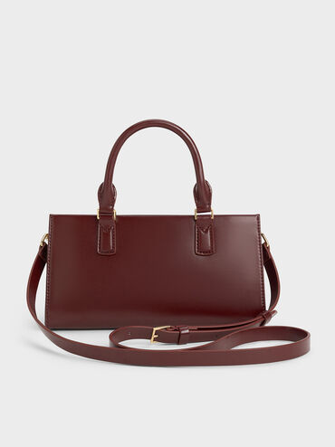 Mini Kerry Tote Bag, Mulberry Plum, hi-res