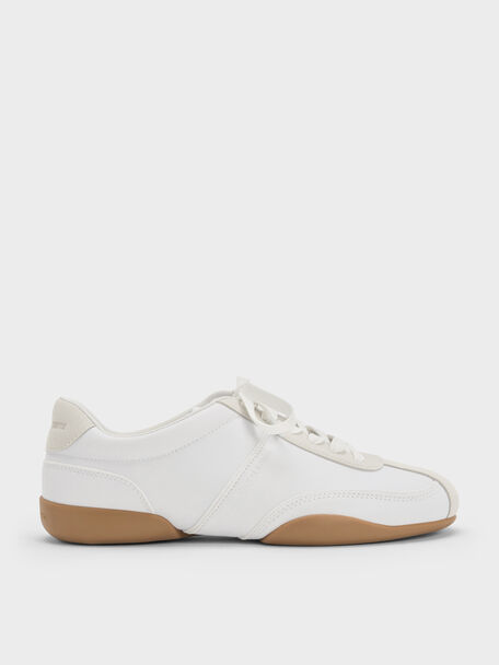 Louise Two-Tone Sneakers, White, hi-res