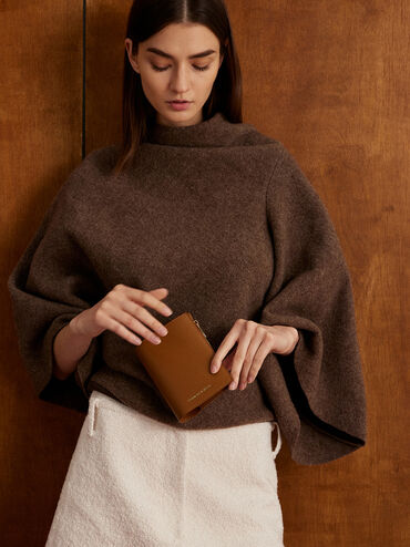 Noelle Passport Holder, Brown, hi-res