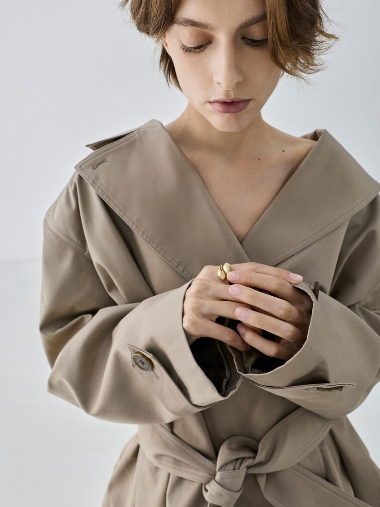 Donora Sculptural Ring, Gold, hi-res