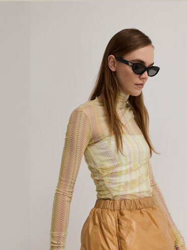 Birdie Recycled Acetate Sunglasses, Noir, hi-res