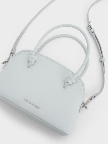 Sammie Knotted-Handle Bowling Bag, Sea Salt Blue, hi-res