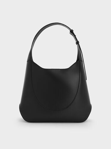Sigrid Hobo Bag, Noir, hi-res