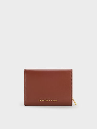 Behn Small Wallet, Brick, hi-res