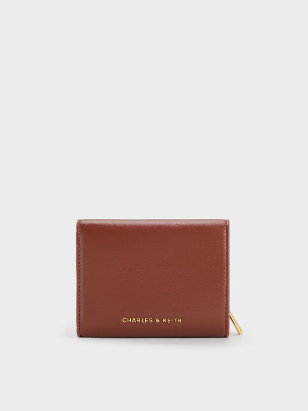 Behn Small Wallet, Brick, hi-res