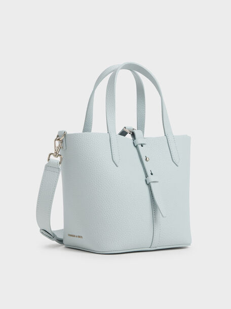 Mini Beryl Belted Bucket Bag, Sea Salt Blue, hi-res