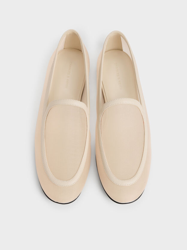Mackie Mesh Loafers, Beige, hi-res