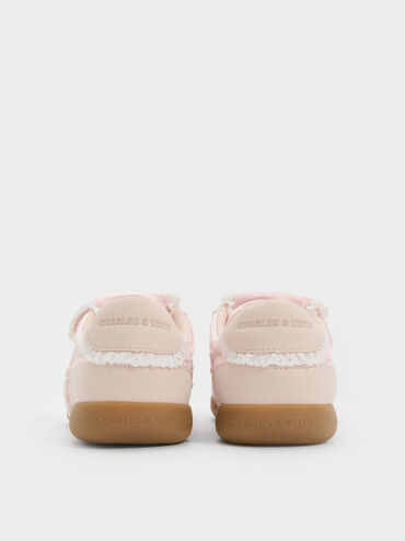 Louise Lace-Trim Sneakers, Light Pink, hi-res