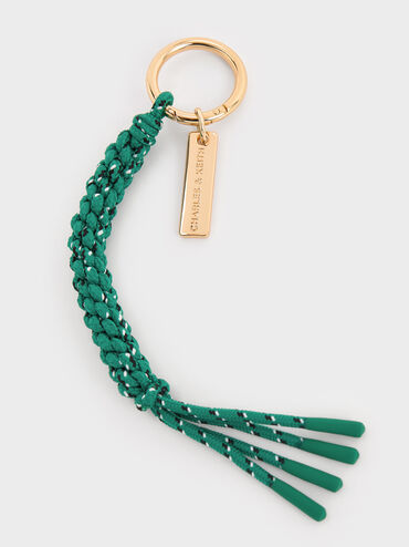 Braided Rope Charm, Lush Green, hi-res