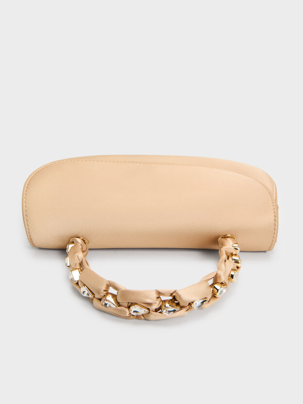 Eilian Braided Top Handle Bag, Champagne, hi-res