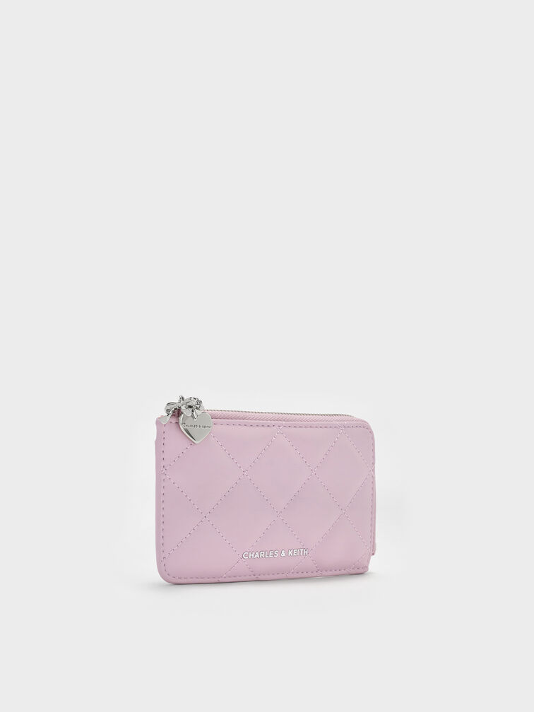 Arrietty Quilted Zip-Around Wallet, Glycine, hi-res