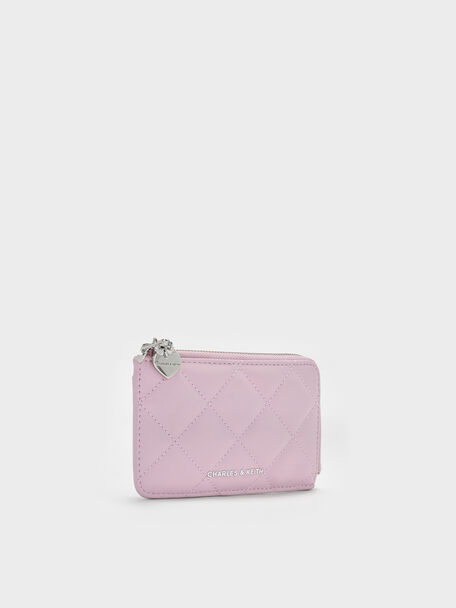 Arrietty Quilted Zip-Around Wallet, Glycine, hi-res