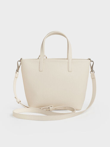 Mini Beryl Tote Bag, Cream, hi-res