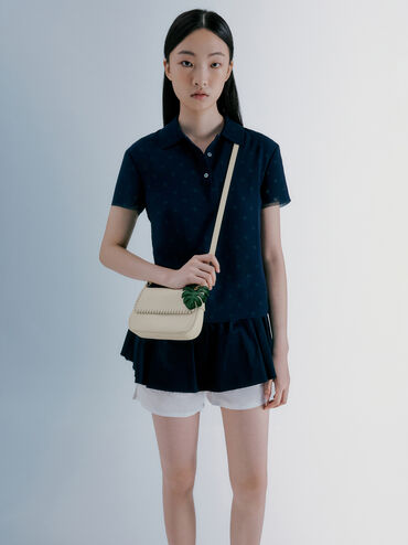 Blume Braided Shoulder Bag, Cream, hi-res