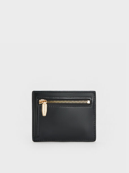 Carli Multi-Slot Card Holder, Black, hi-res