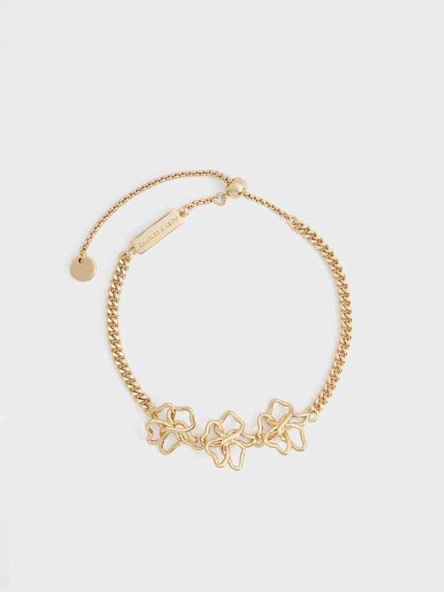 Fernley Flower Bracelet, Gold, hi-res
