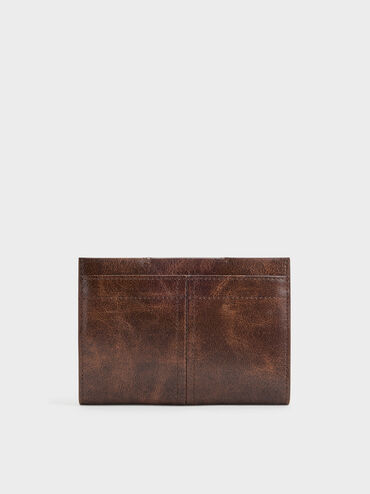Noane Passport Holder, Distressed Coffee, hi-res