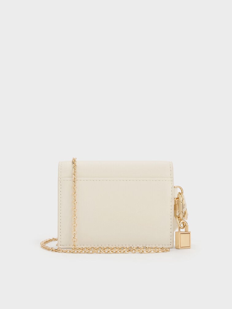 Scottie Small Wallet, Cream, hi-res