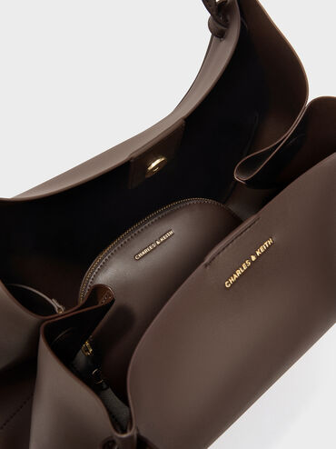 XL Calla Tote Bag, Espresso Brown, hi-res