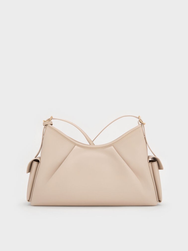 Khai Side-Pocket Shoulder Bag, Oat, hi-res