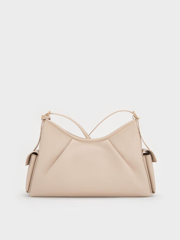 Khai Side-Pocket Shoulder Bag, Oat, hi-res