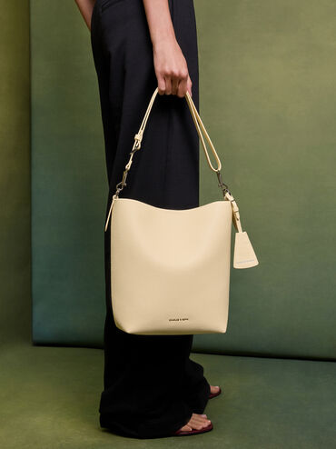 Beryl Bucket Bag, Butter Yellow, hi-res