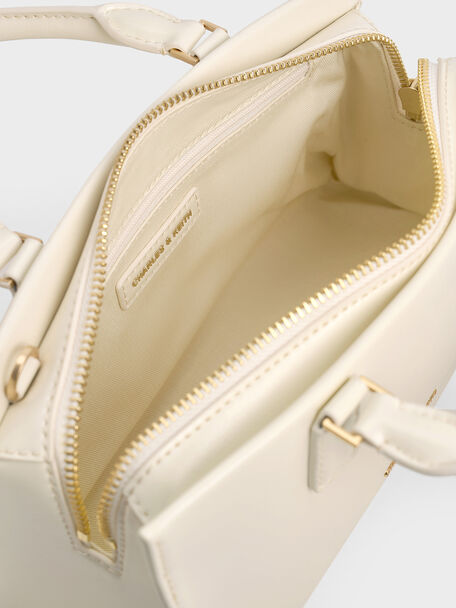 Kerry Top Handle Bag, Cream, hi-res