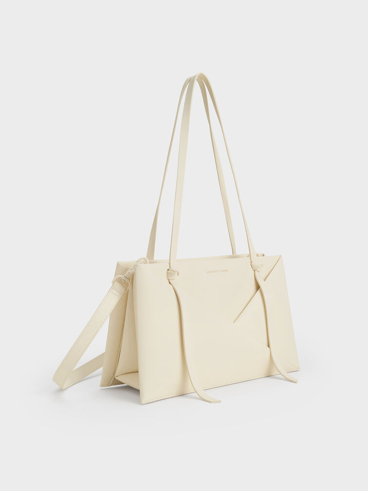 Midori Geometric Tote Bag, Cream, hi-res