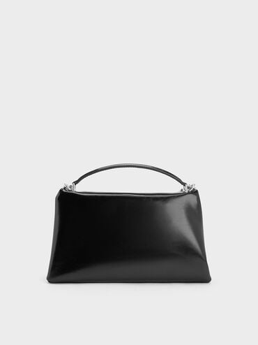Andromeda Chunky-Chain Top Handle Bag, Noir, hi-res