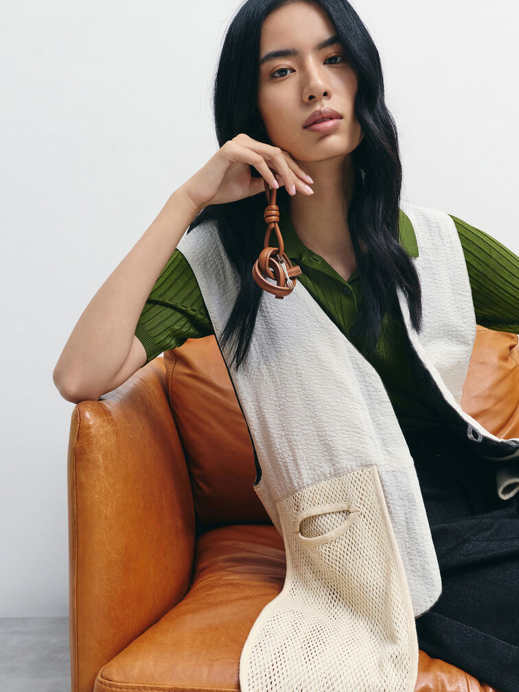 Pretzel Charm, Maple Brown, hi-res