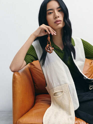 Pretzel Charm, Maple Brown, hi-res