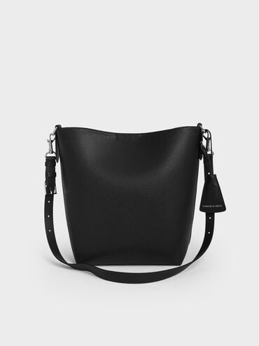 Beryl Bucket Bag, Noir, hi-res