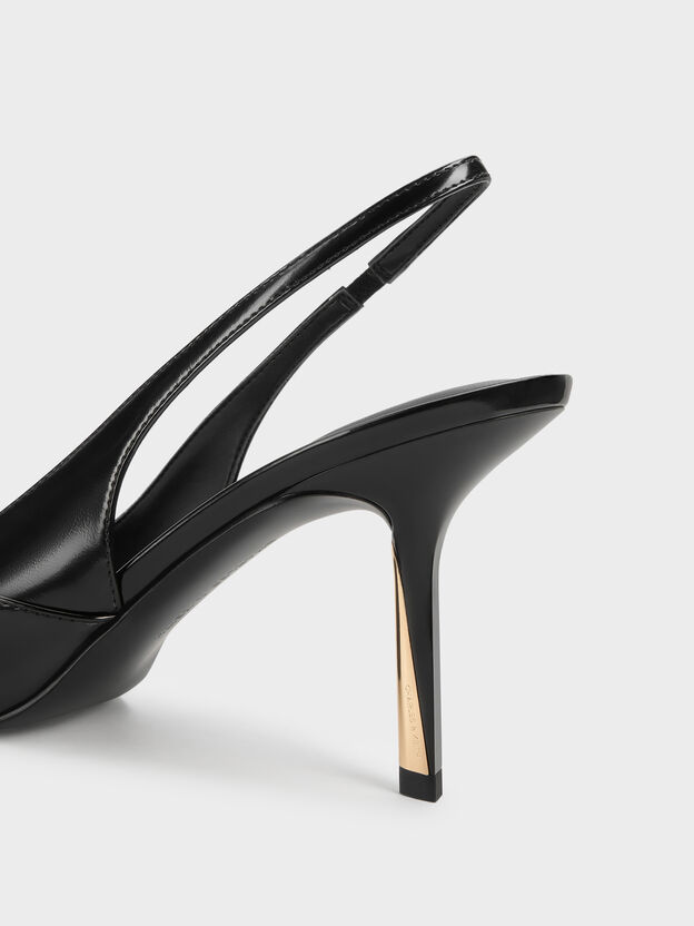 Taylen Slingback Pumps, Black Box, hi-res