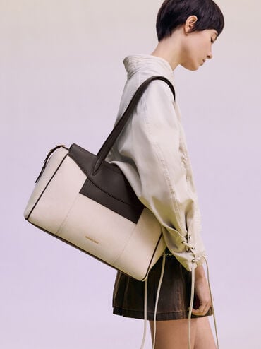 Raon Canvas Tote Bag, Espresso Brown, hi-res