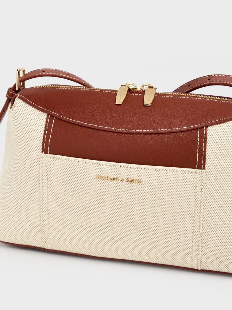 Roan Canvas Top Handle Bag, Brick, hi-res