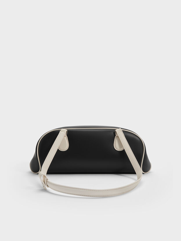 Nelly Two-Tone Elongated Shoulder Bag, Multi, hi-res
