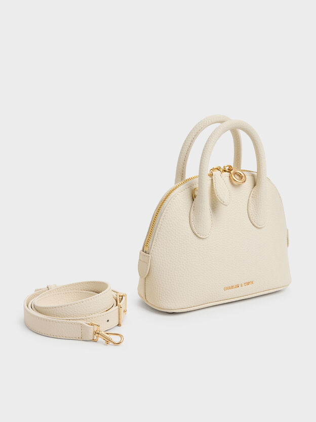 Beryl Bowling Bag, Cream, hi-res