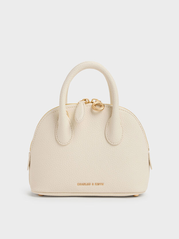 Beryl Bowling Bag, Cream, hi-res